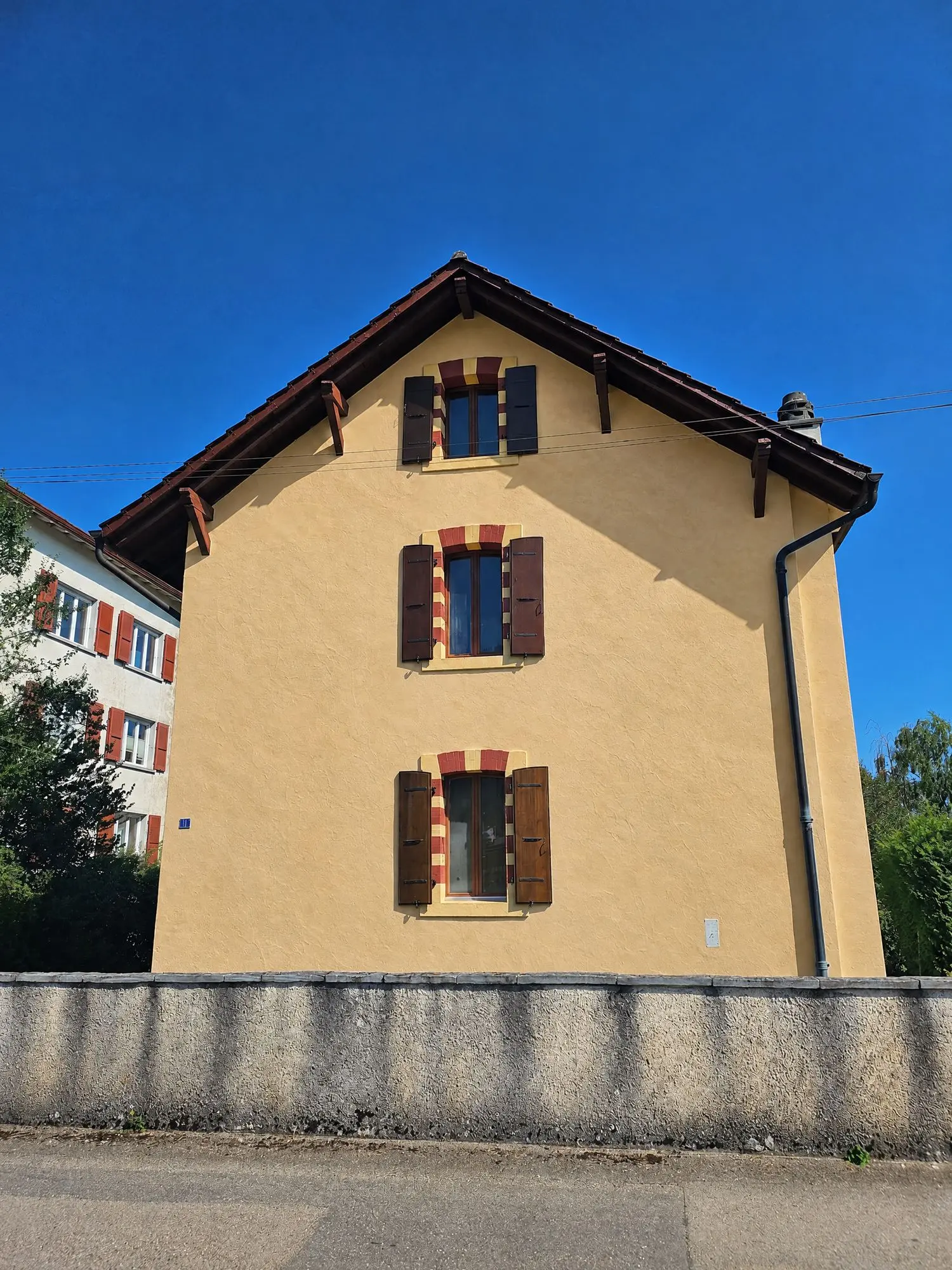 Façade en sable